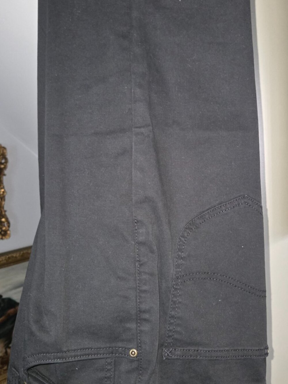 Lee Slim Straight Khaki Jeans 32 * 32 Black